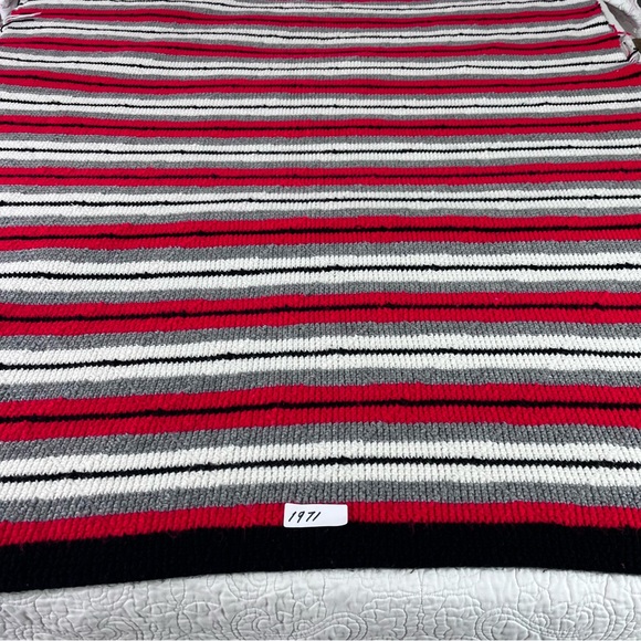 handmade throw blanket Colorful/texture - Picture 3 of 8